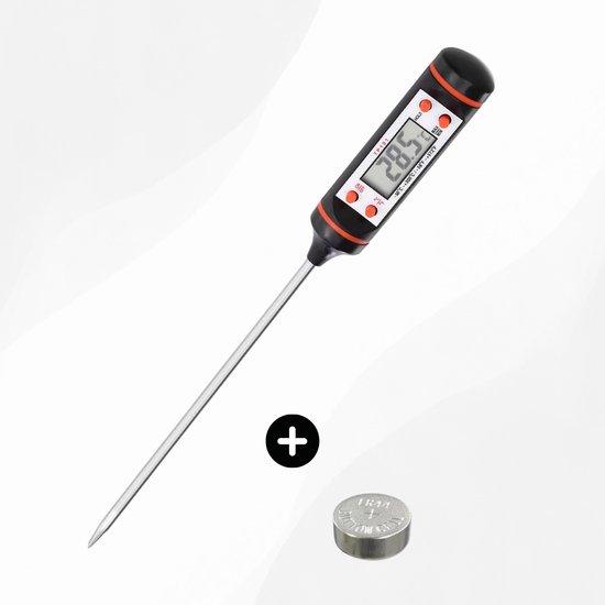 ZoeZo Design digitale kookthermometer met Fahrenheit en Celsius display